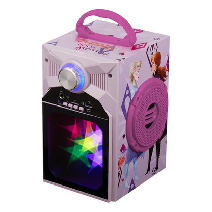 Disney Frozen Classic LED Stars Karaoke Machine with Microphone