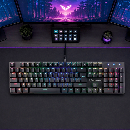 VX Demeter Series Mechanical Keyboard with Full RGB Lighting