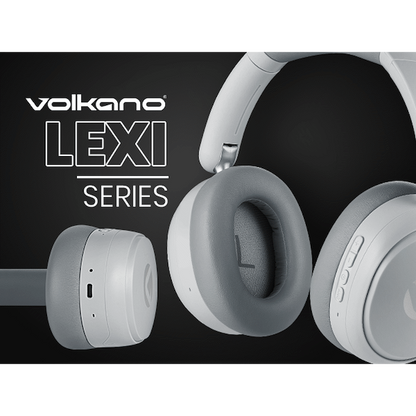 Volkano Lexi Bluetooth Headphone with ANC - Grey