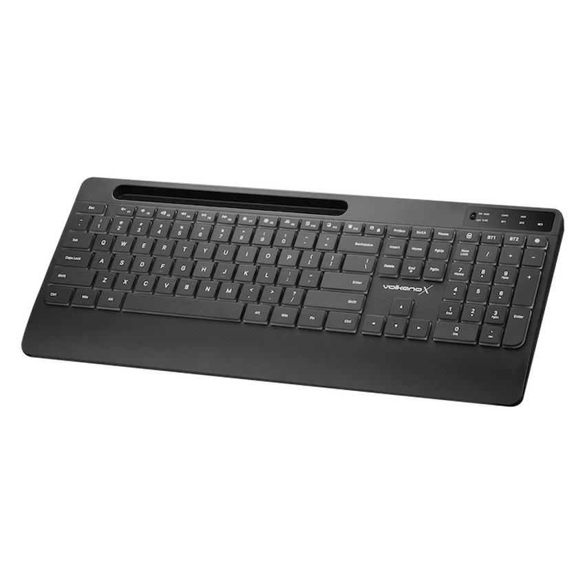 VolkanoX Gem Bluetooth Wireless Keyboard and Mouse - Black