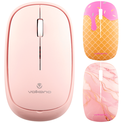 Volkano Coral series Bluetooth Wireless Mouse - Pink
