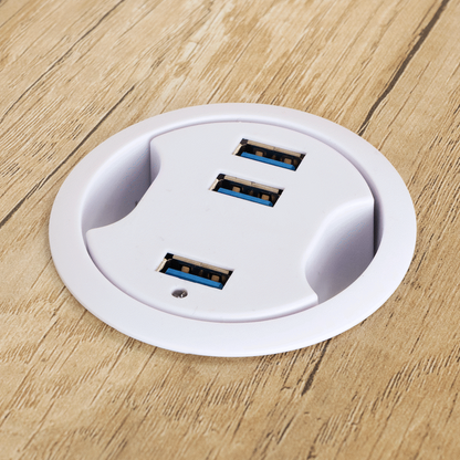 Everfurn Premium Milan Smart Office Desk, 2 x 3.1 USB Port