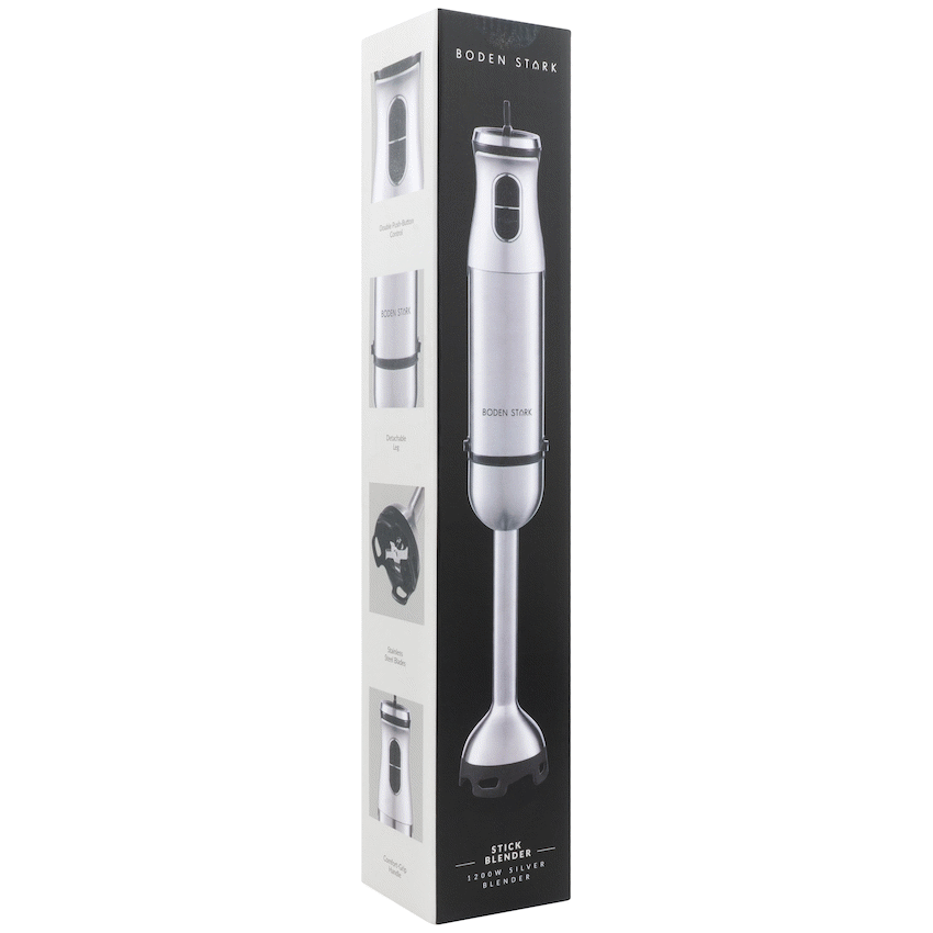 Boden Stark Stick Blender Silver