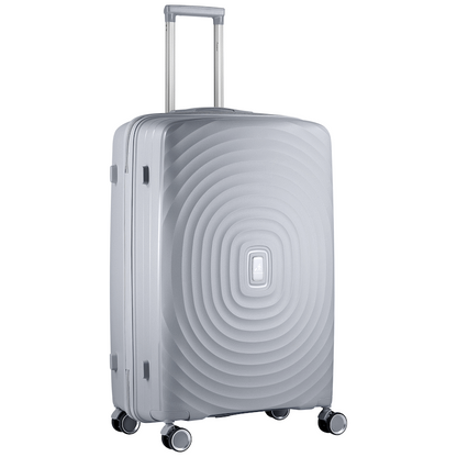 Travelwize Ripple PP 4-Wheel Spinner 3 Pc Luggage Set - Platinum