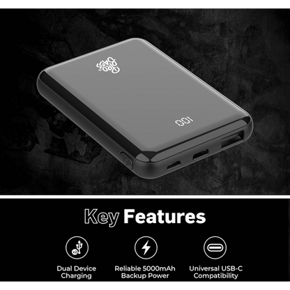 Pro Bass - ChargeMax 2 5000mAh power bank - Black