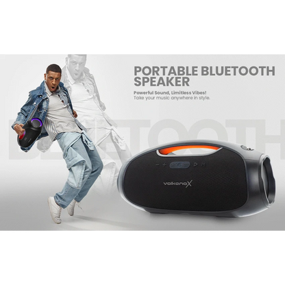 VolkanoX VXS400 Portable Bluetooth Speaker - Black