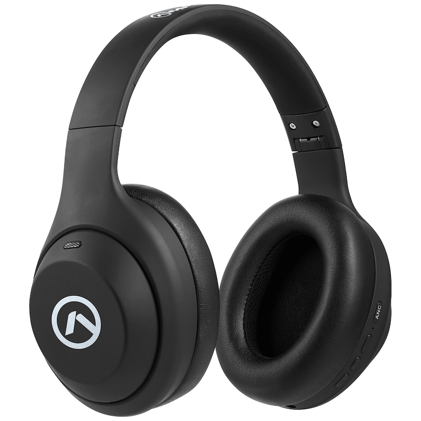 Amplify Quietude Bluetooth Headphones with Active Noise Cancelling - Black