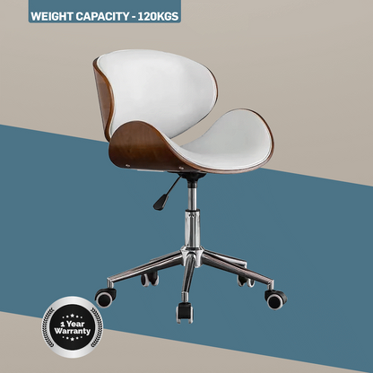 Amos Mid Back Office Chair - White