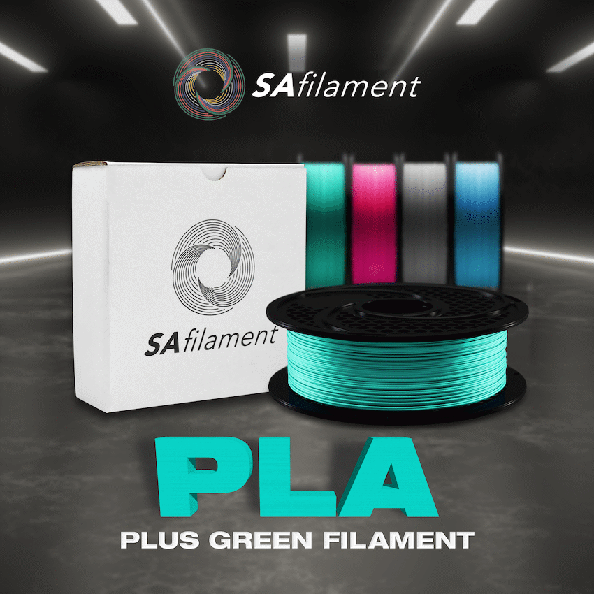 SA Filament Silk PLA Plus Chrome Filament 1kg - Green