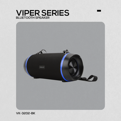 VolkanoX Viper Series Bluetooth Speaker - Black