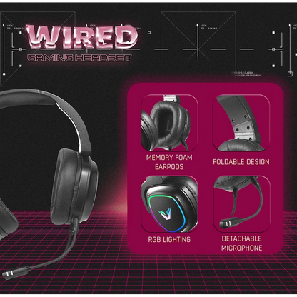 VX Gaming Thunder series Gaming Headset RGB