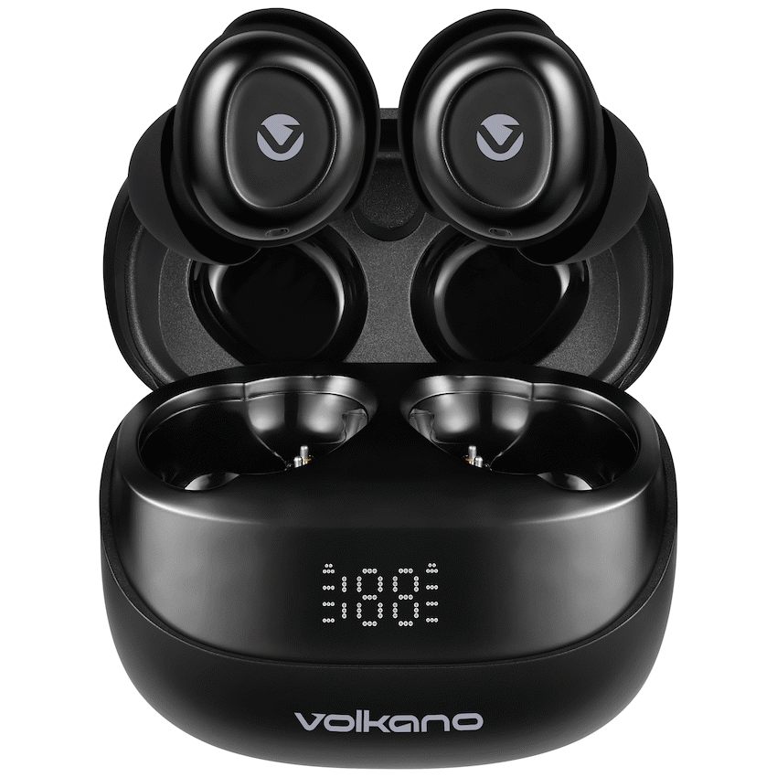 Volkano Aspen True Wireless Earphones - Black