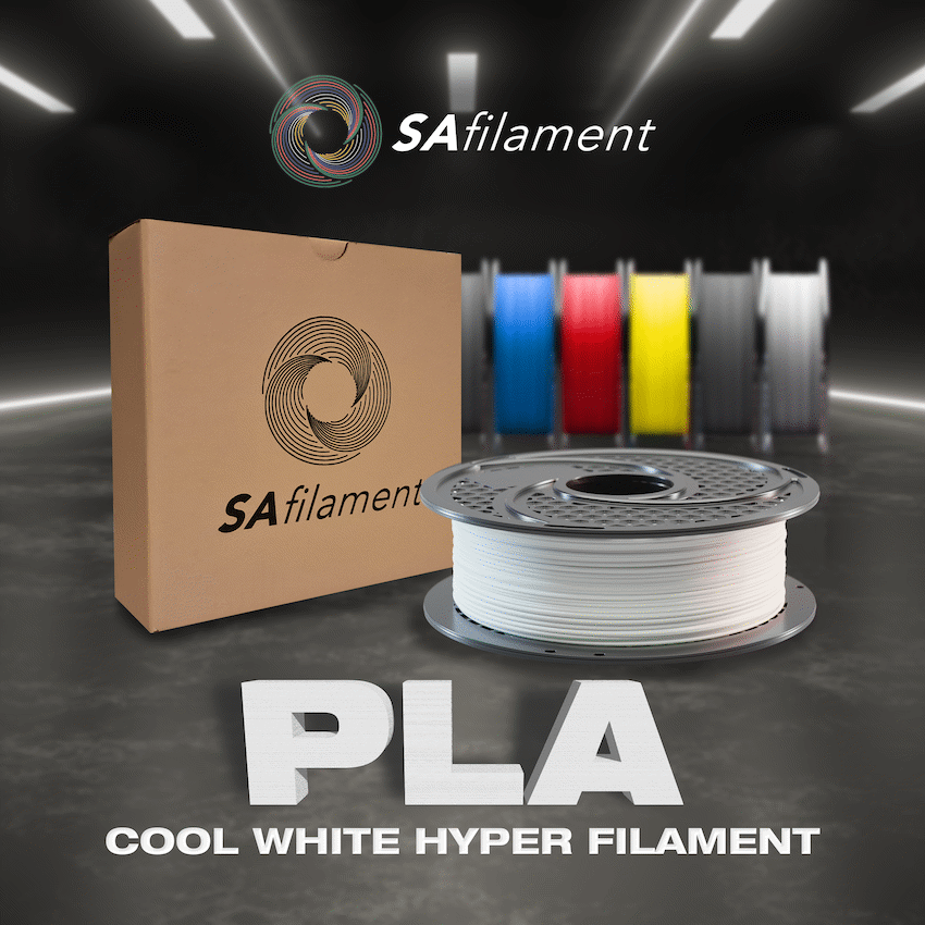 SA Filament PLA Hyper Filament 1kg - Cool White