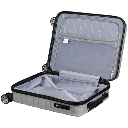 Travelwize Cabana ABS 4-Wheel Spinner 65cm Luggage - Platinum