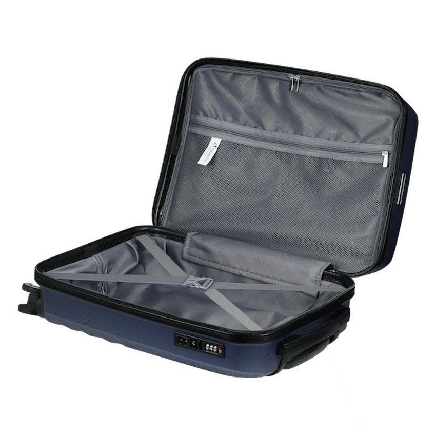 Travelwize Quartz PP 76cm 4-Wheel Spinner Luggage - Navy