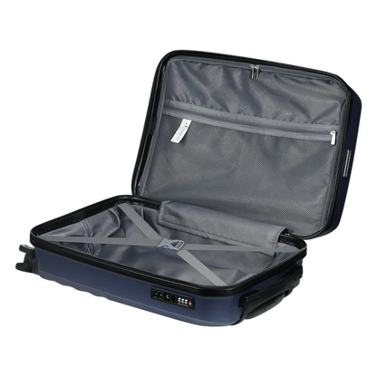 Travelwize Quartz PP 76cm 4-Wheel Spinner Luggage - Navy