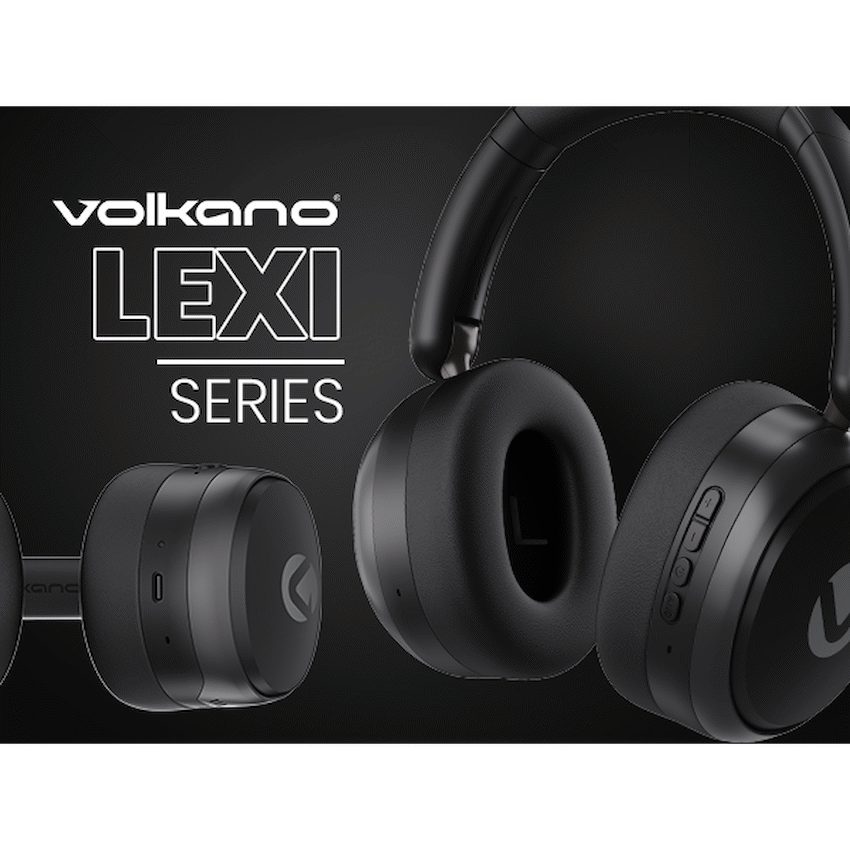 Volkano Lexi Bluetooth Headphone with ANC - Black