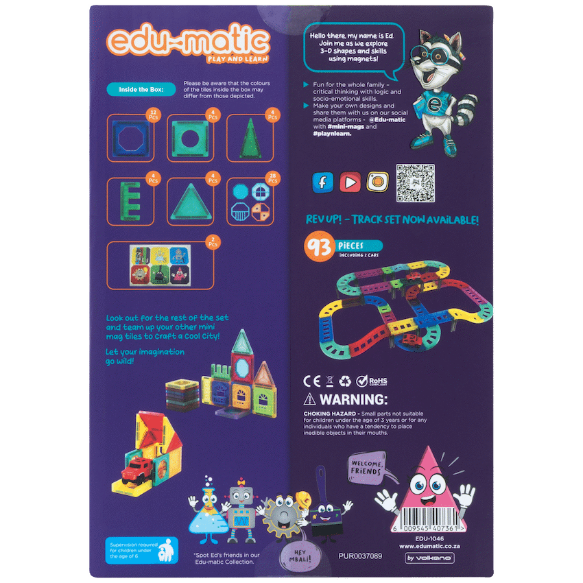 56 Magnetic Tiles, Windows and Stickers