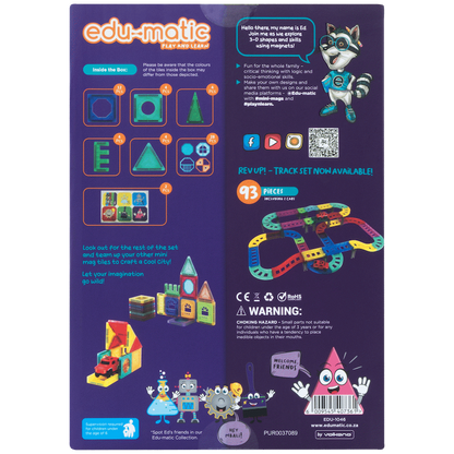 56 Magnetic Tiles, Windows and Stickers