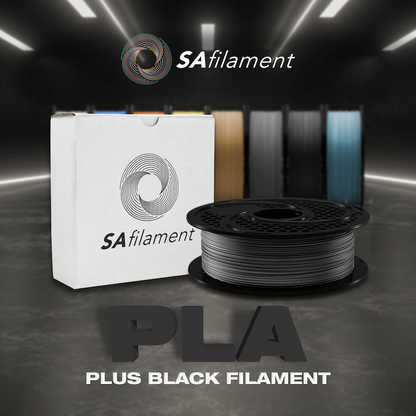 SA Filament Silk PLA Plus Gloss Filament 1kg - Black