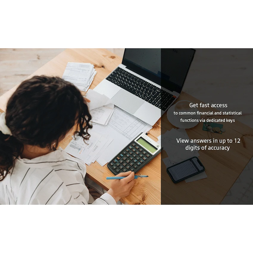 HP 10Bii+ - Business Calculator (Algebraic) - Non-Programmable