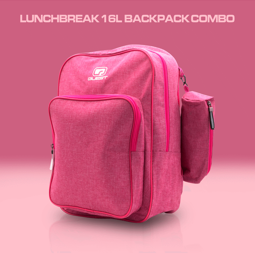 Quest Lunchbreak 16l Backpack Combo - Pink