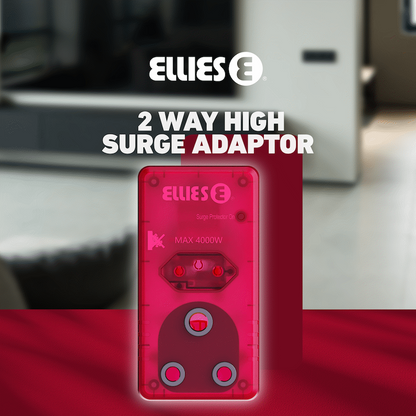 Ellies 2 Way High Surge Adaptor - RD
