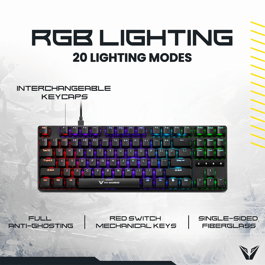 VX Gaming Hermes Series Mechanical Gaming Keyboard