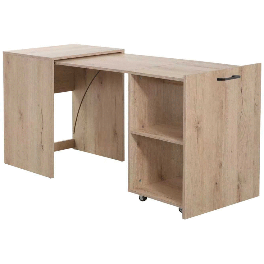 Everfurn Adaptive Desk - Brown