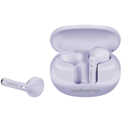 Volkano Buds X3 TWS Earphones with ENC  - Purple