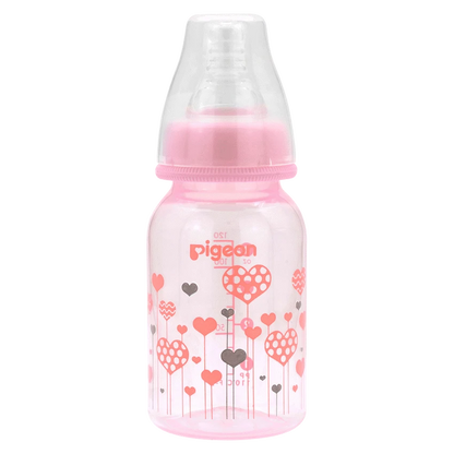 Pigeon Flexible Bottle STD Neck - Pink - 120ml