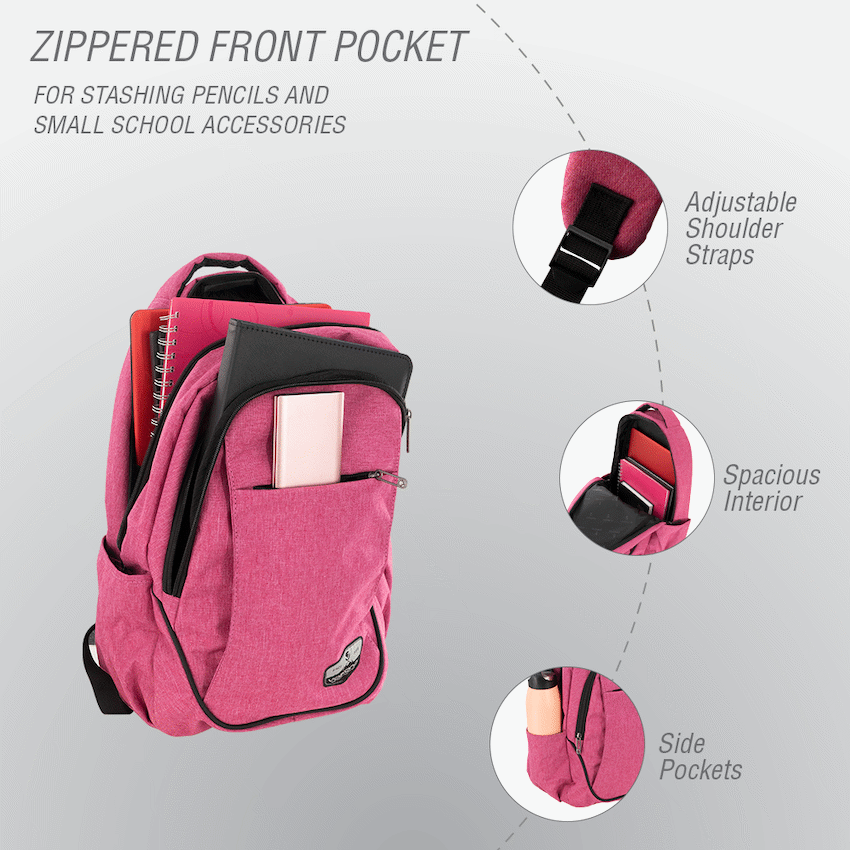 Volkano Victory Backpack - Pink Mel