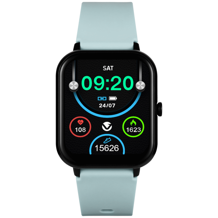 Volkano Chroma Series Smartwatch with Teal Strap