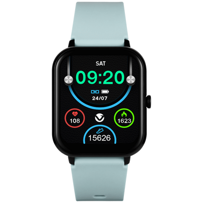 Volkano Chroma Series Smartwatch with Teal Strap