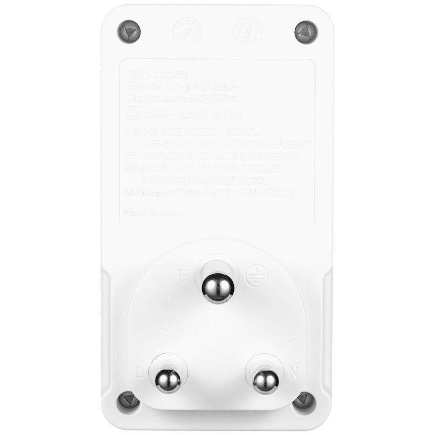 Switched 1-Way TV Surge Adaptor with SANS 164-2