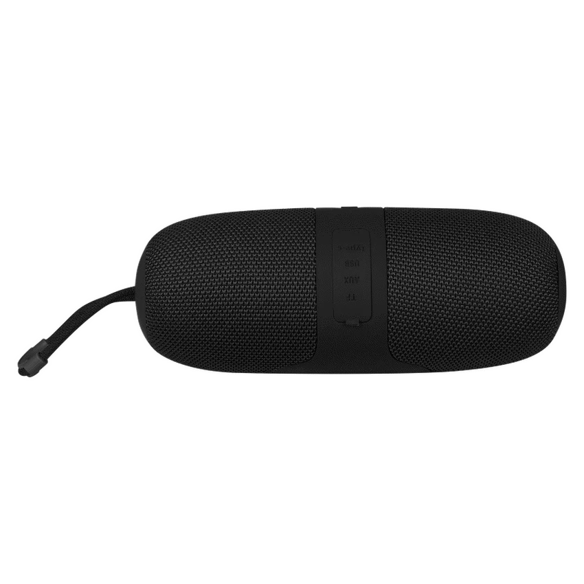 Volkano Flow Series Portable Bluetooth Speaker - Black with Grey Buttons