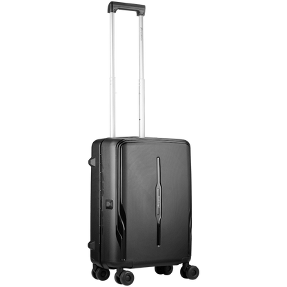 Travelwize Clipper PP 55cm 4-Wheel Spinner Luggage Black
