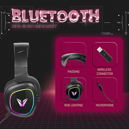VX Gaming Stealth Series Wireless Gaming Headset - RGB
