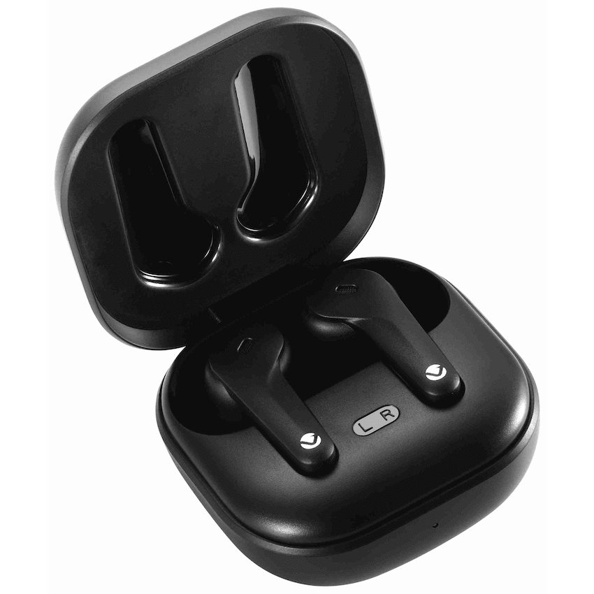 Volkano Silento ANC Series True Wireless + Charging Case - Black