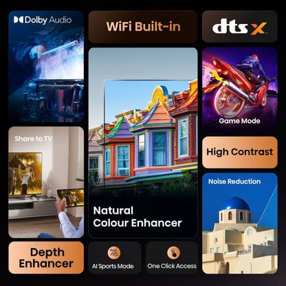 Hisense TV50A4Q 50" 4K FHD Smart