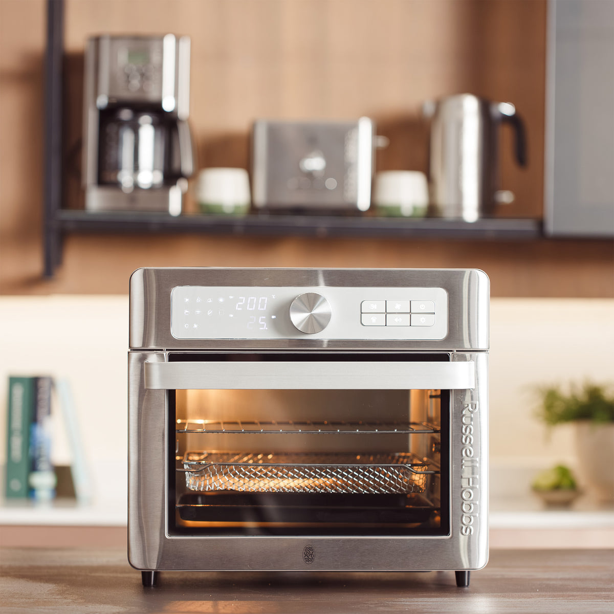 Russell Hobbs Nexus 30L Digital Air Fryer Oven Silver RHPAO30