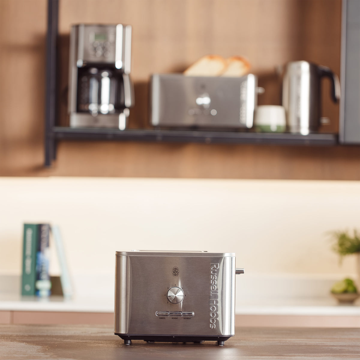 Russell Hobbs Nexus 2 Slice Toaster Silver RHPT2