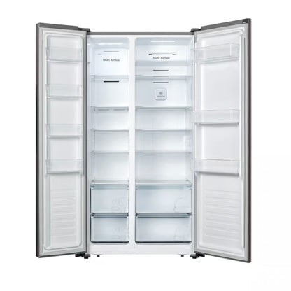 Hisense H670Sit 508L Titanium Inox Side By Side Refrigerator - Everyday Elektronics South Africa