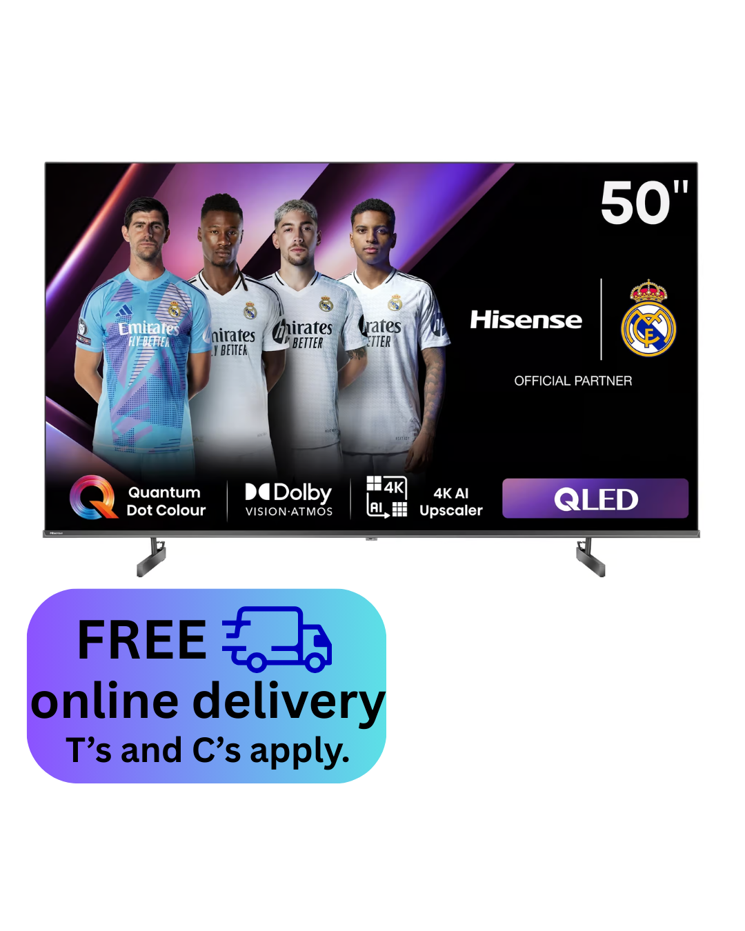 Hisense 50Q6N 50 4K Uhd Qled Smart Tv - Everyday Elektronics South Africa