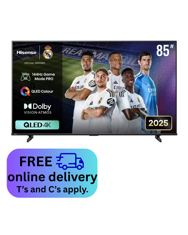 Hisense 85Q7Q 85 Qled 144Hz Vrr Qled Gaming Tv - Everyday Elektronics South Africa