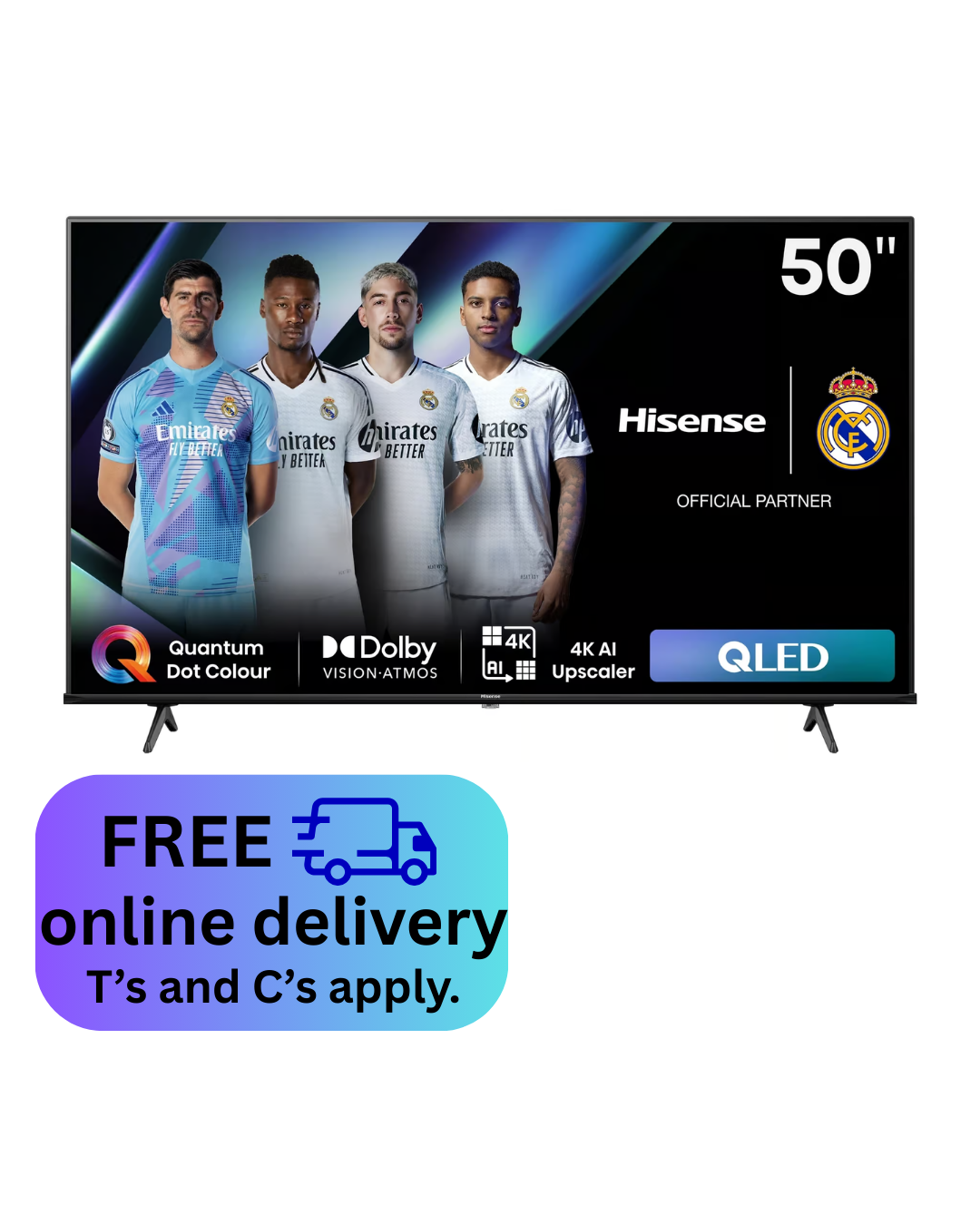 Hisense 50E7N 50" 4K Uhd Qled Smart Tv - Everyday Elektronics South Africa