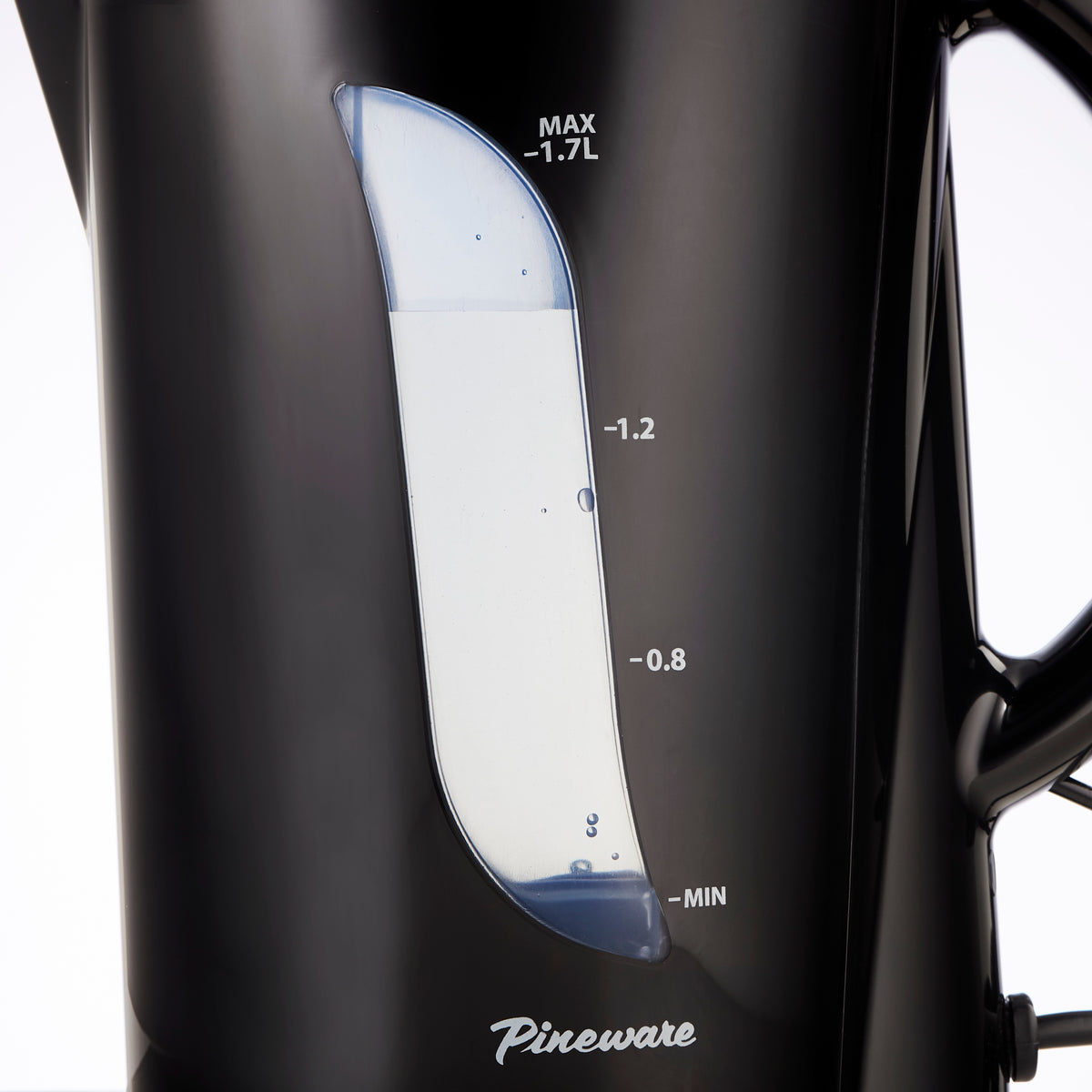 PPAK20 Pineware 1.7L Corded Kettle Black