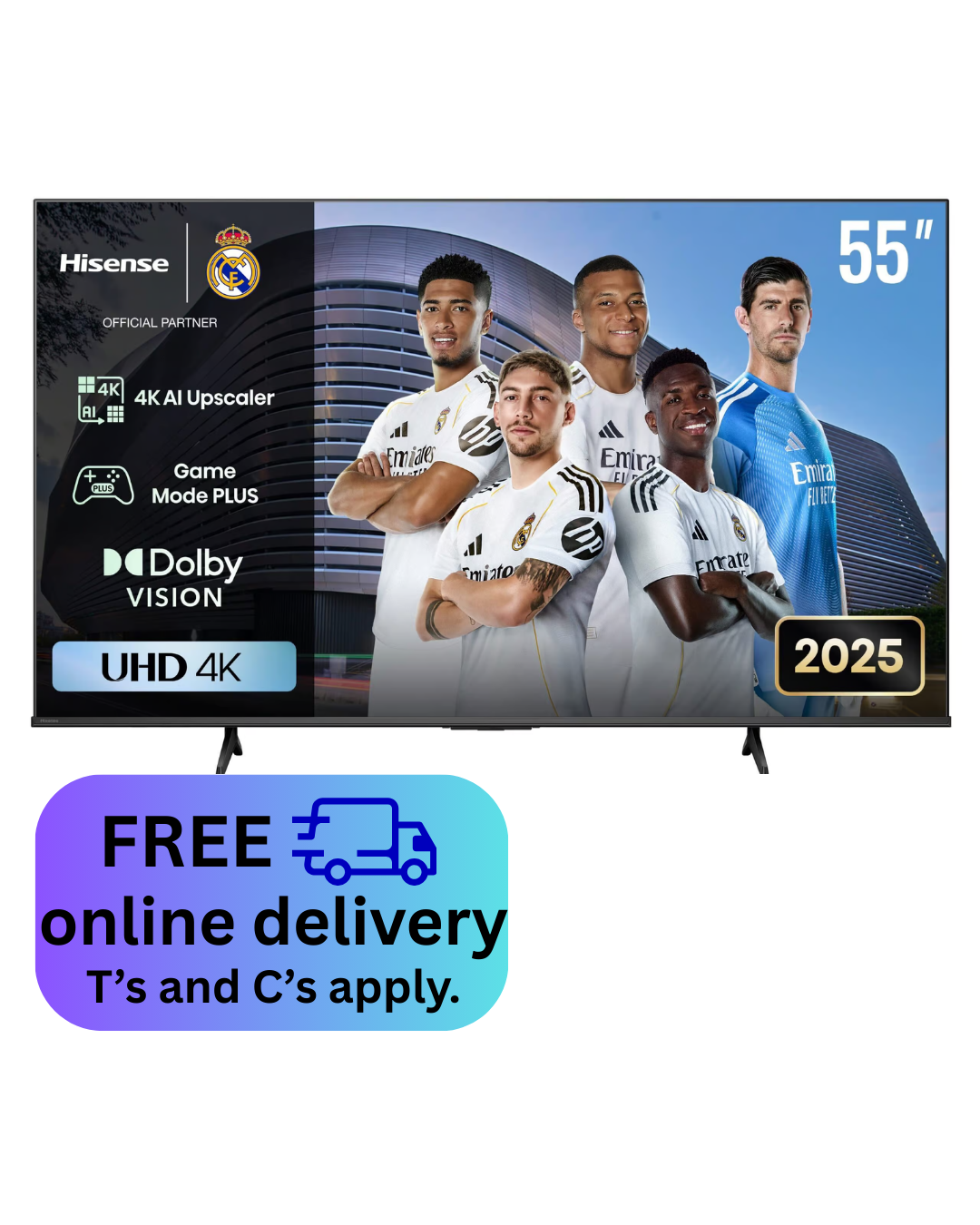 Hisense 55A6Q 55 4K Uhd Smart Tv - Everyday Elektronics South Africa