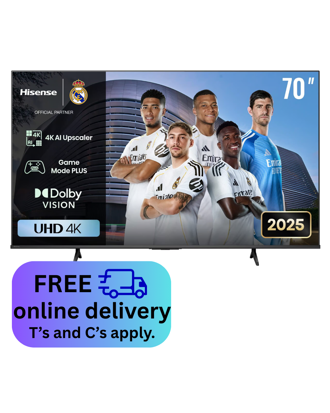 Hisense 70A6Q 70 4K Uhd Smart Tv - Everyday Elektronics South Africa