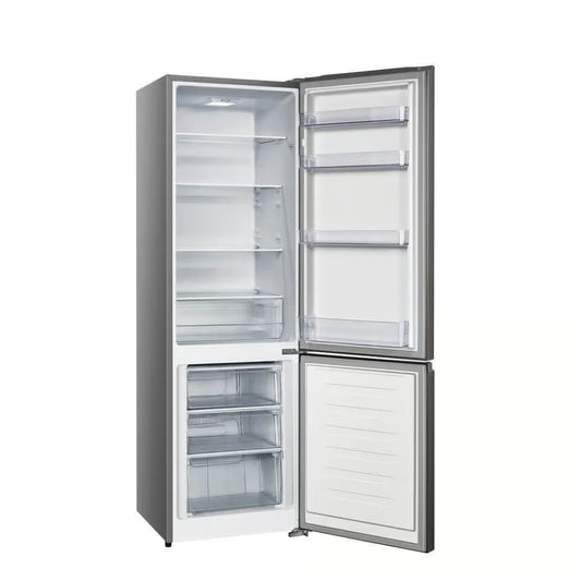 Hisense H370BIT 264L Titanium Inox Combi refrigerator